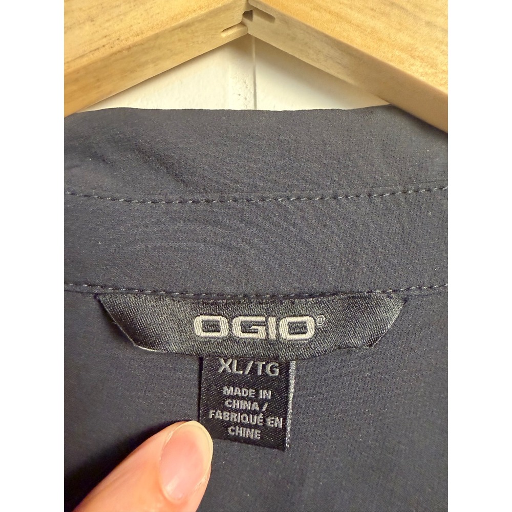 OGIO Fusion Tech Blazer XL Dark Gray Performance Stretch Snap Front Zip Pockets - Picture 3 of 9